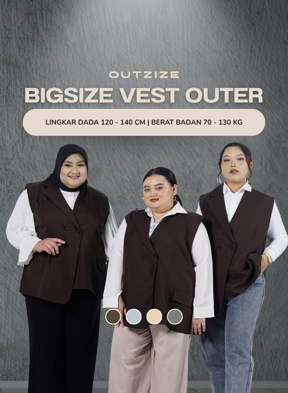 Core Vest Outerwear - Dark Choco