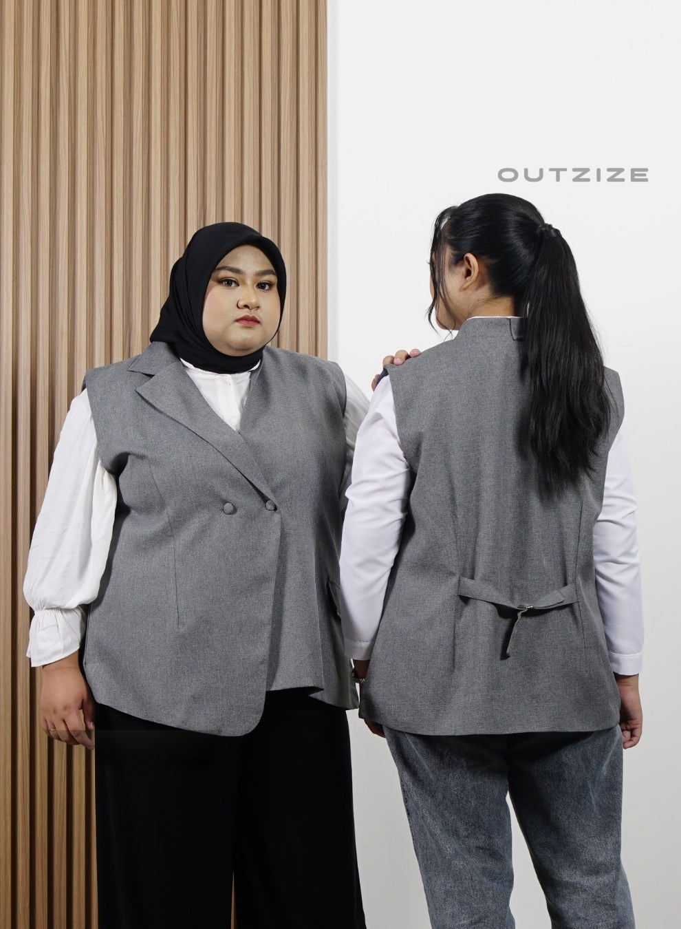 Core Vest Outerwear - Powder Blue