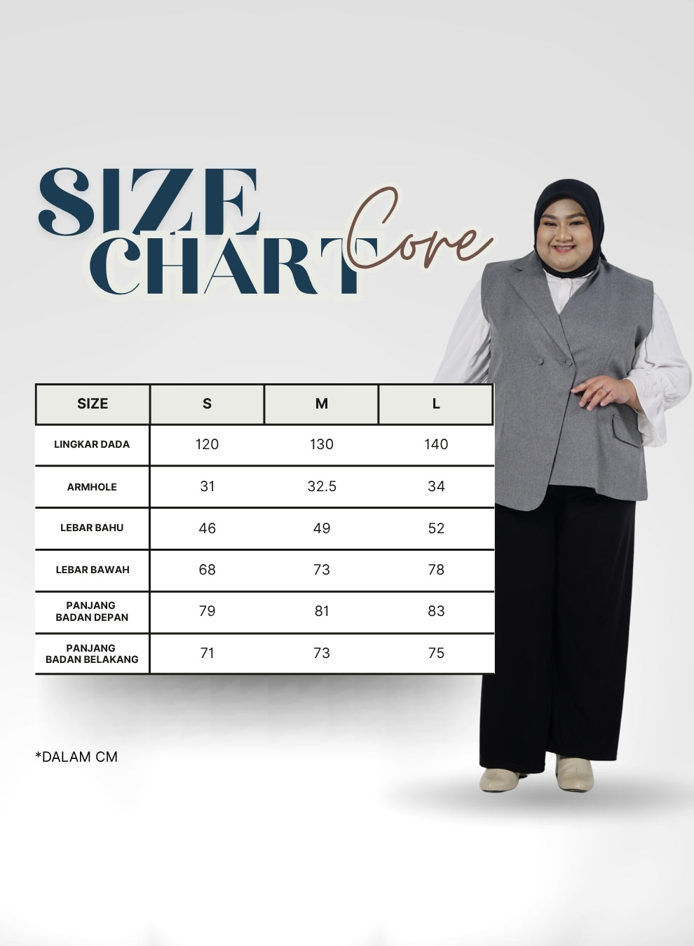 Core Vest Outerwear - Powder Blue