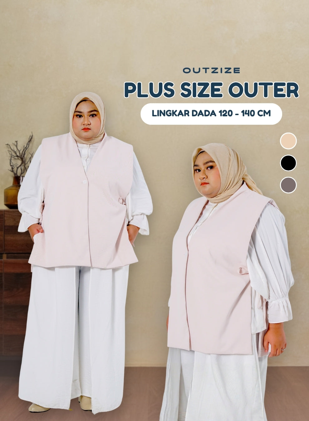 Aster Vest Outerwear - Ivory