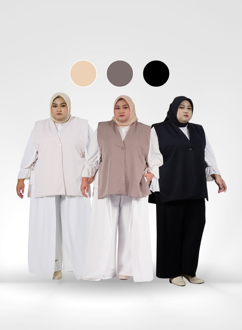 Aster Vest Outerwear - Ivory