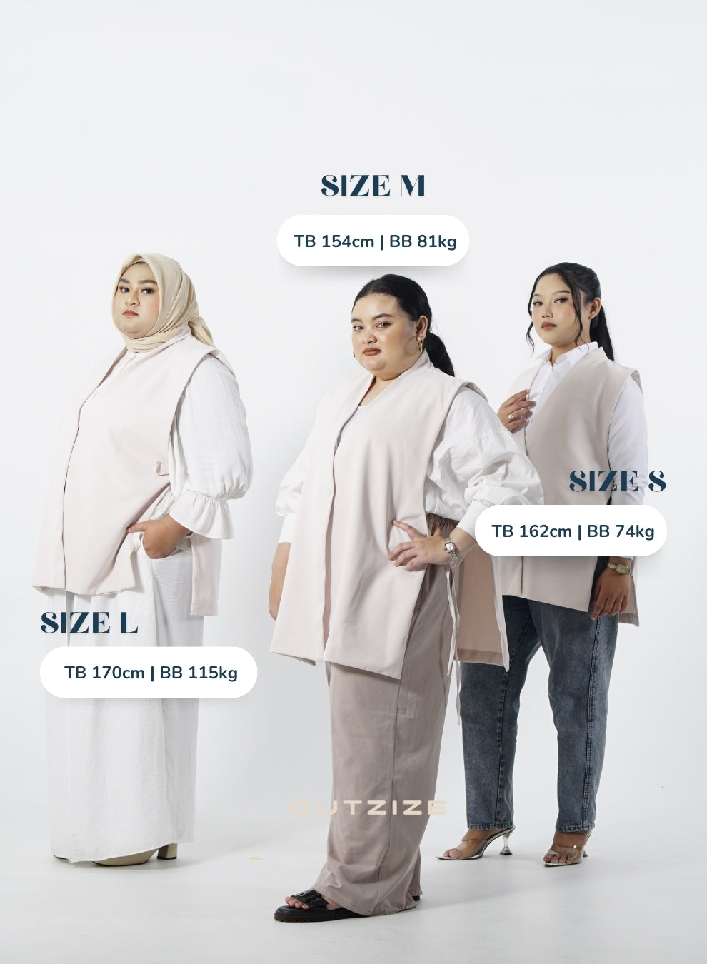 Aster Vest Outerwear - Ivory