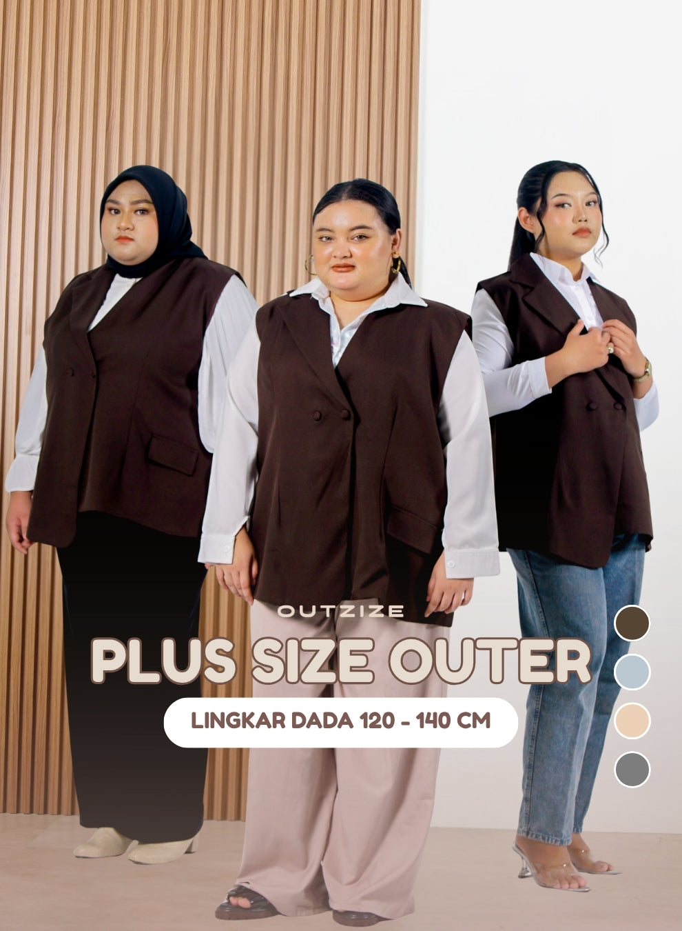 Core Vest Outerwear - Dark Choco