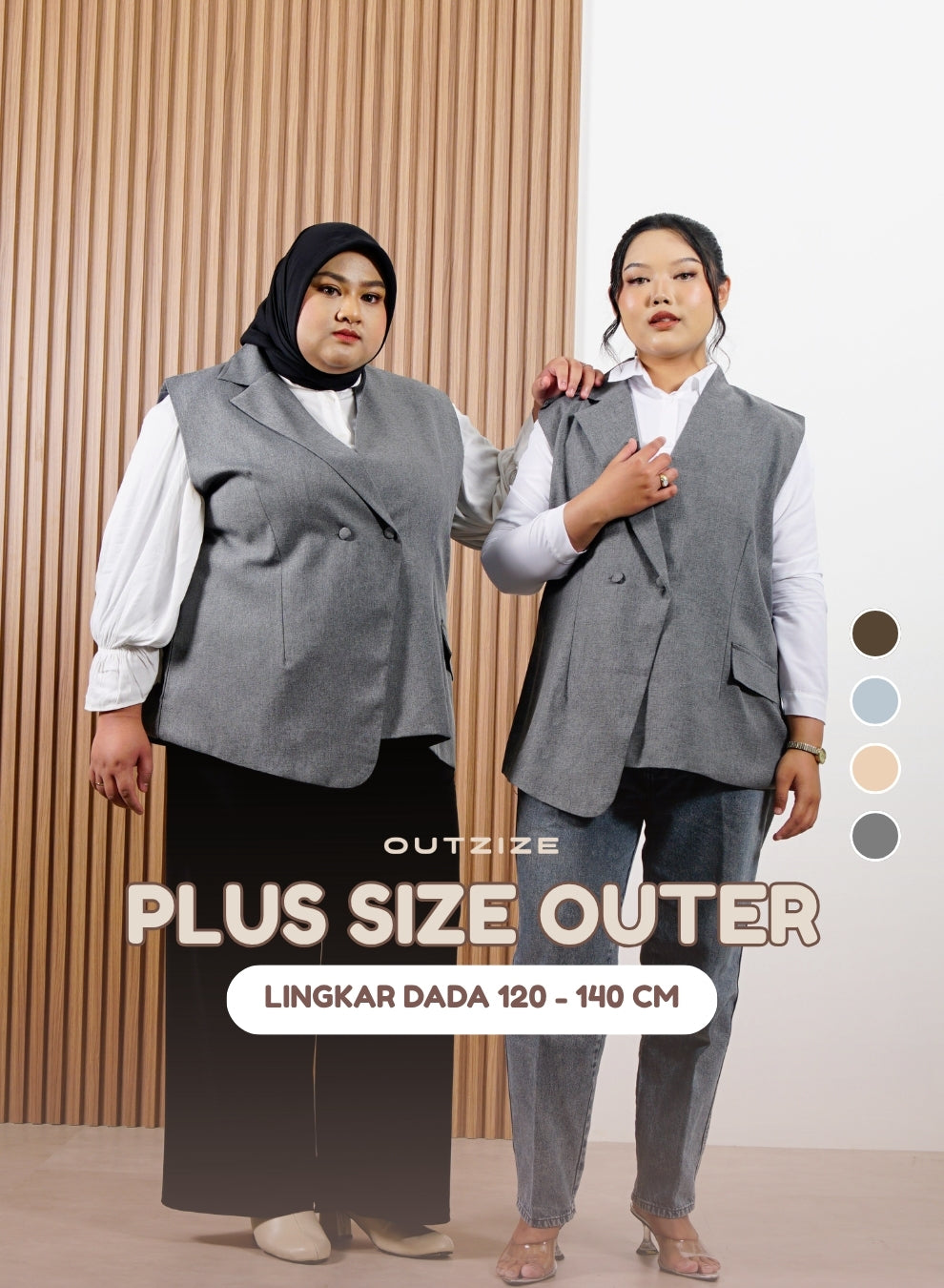 Core Vest Outerwear - Dark Grey