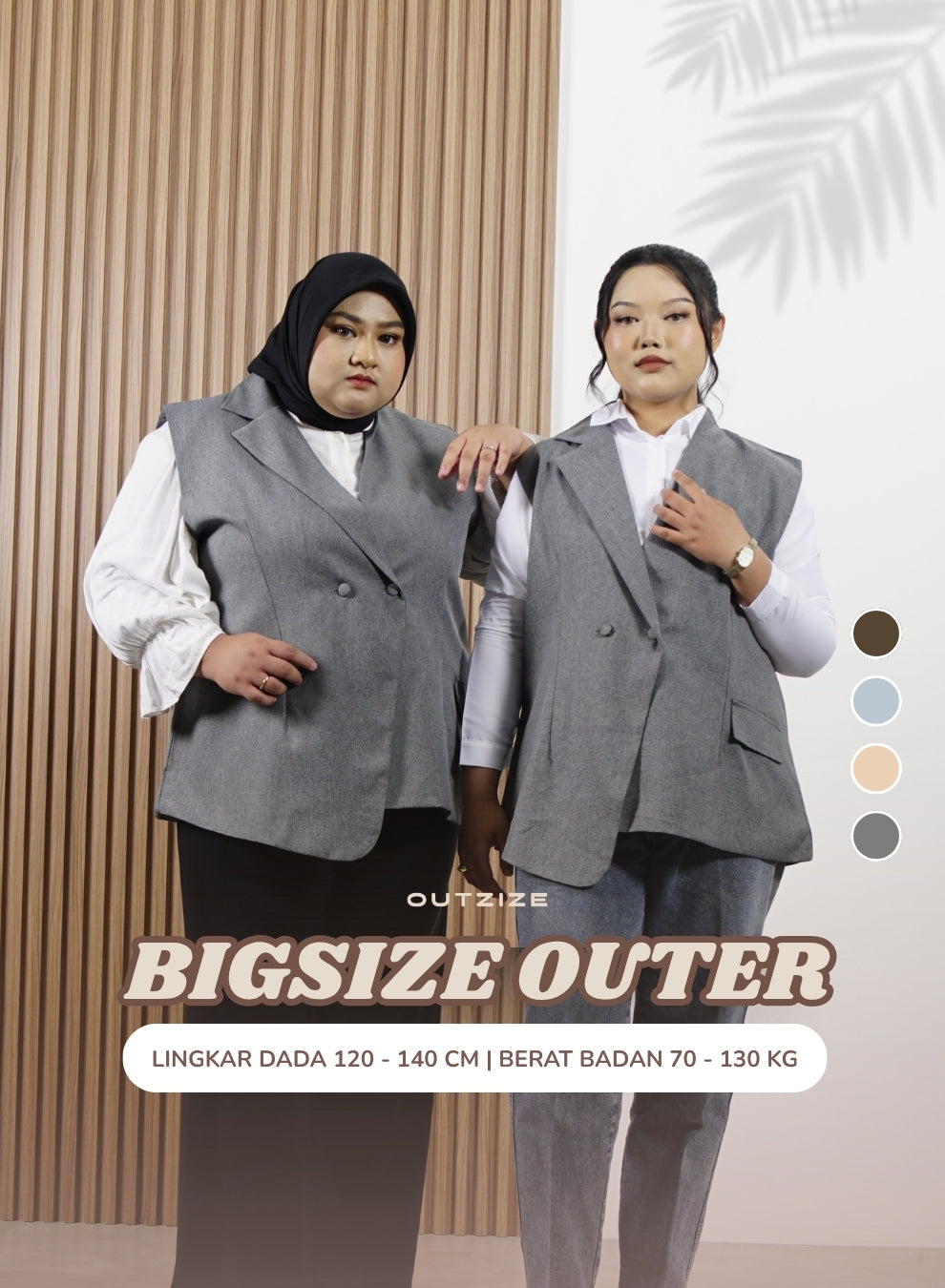 Core Vest Outerwear - Dark Grey