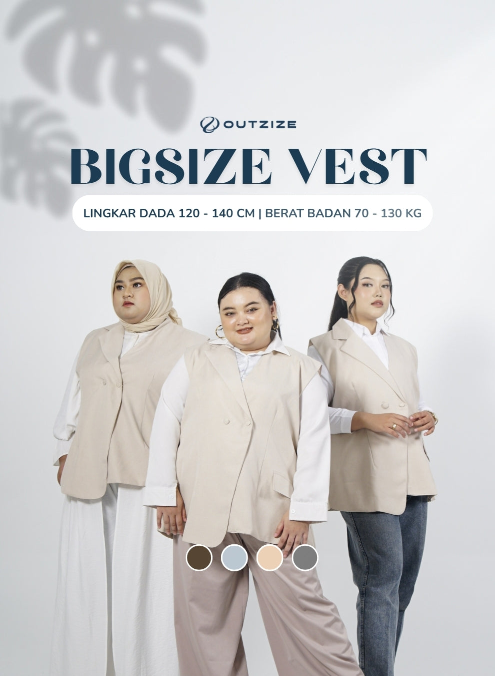 Core Vest Outerwear - Ivory