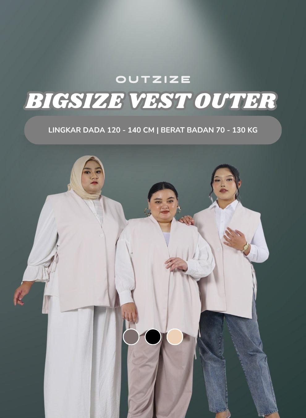 Aster Vest Outerwear - Ivory