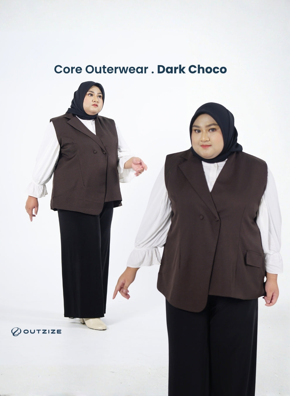 Core Vest Outerwear - Dark Choco